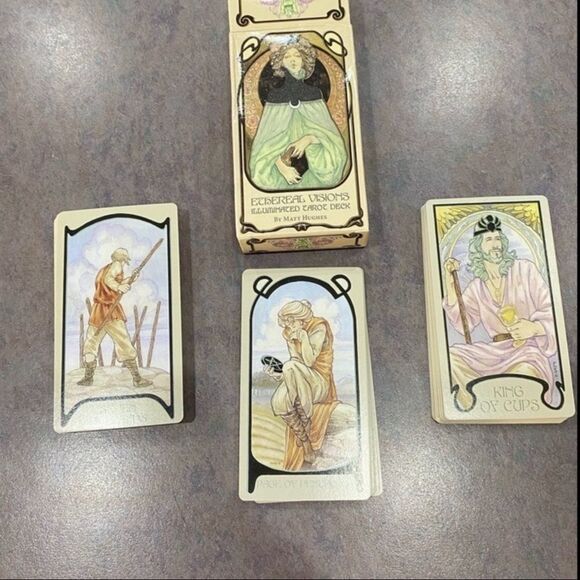 Ethereal Visions Illuminated Astrology Tarot Deck by Matt Hughes 80 Cards NEW - Picture 2 of 4